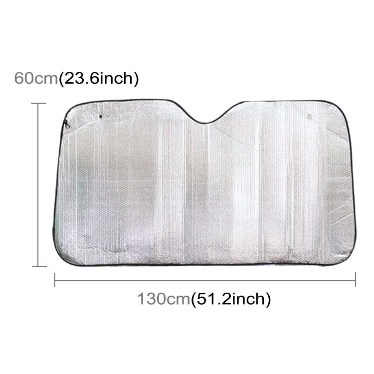 Silver Aluminum Foil Sun Shade Car Windshield Visor Cover Block Front Window Sunshade UV Protect,...