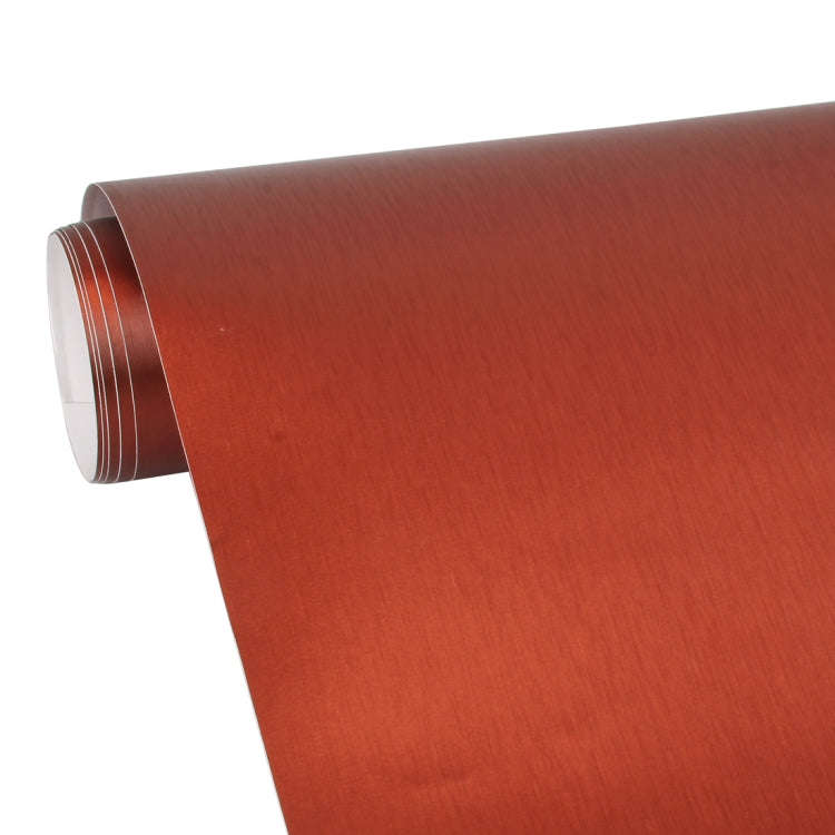 1.52 * 0.5m Waterproof PVC Wire Drawing Brushed Chrome Vinyl Wrap Car Sticker Automobile Ice Film...