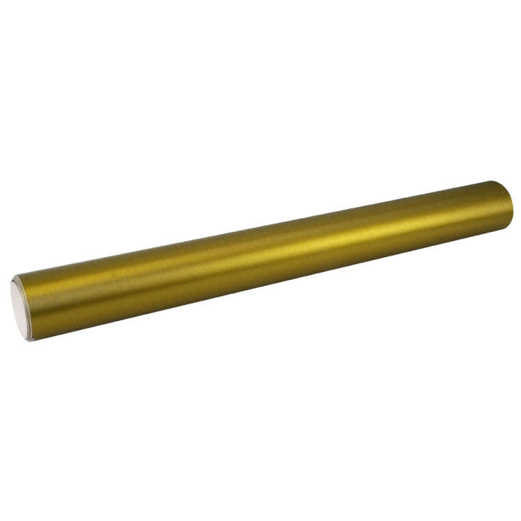 1.52 * 0.5m Waterproof PVC Wire Drawing Brushed Chrome Vinyl Wrap Car Sticker Automobile Ice Film...