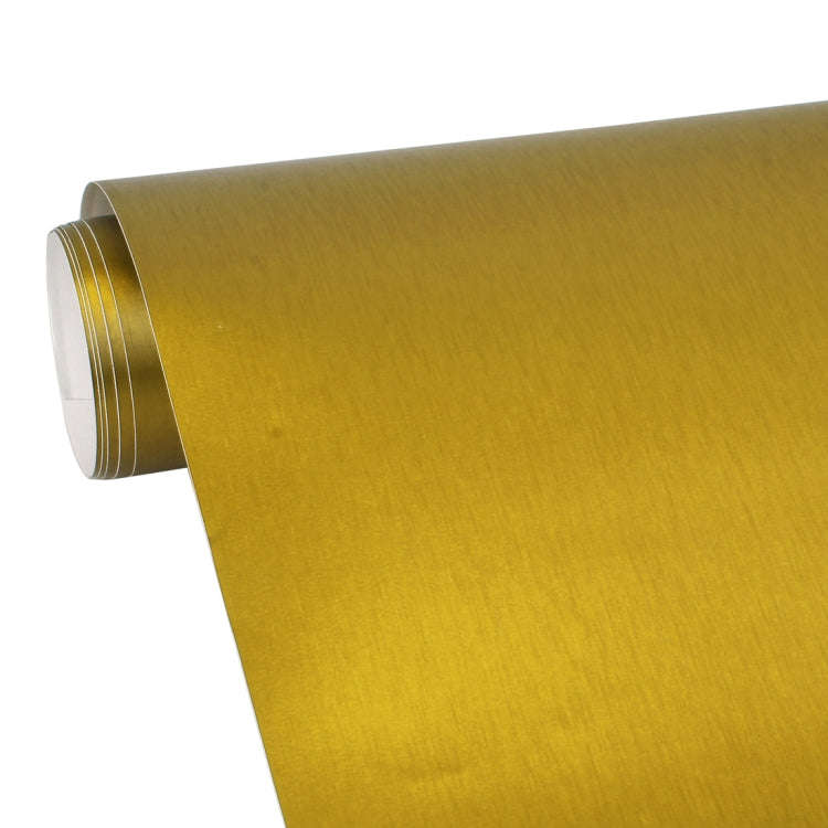 1.52 * 0.5m Waterproof PVC Wire Drawing Brushed Chrome Vinyl Wrap Car Sticker Automobile Ice Film...