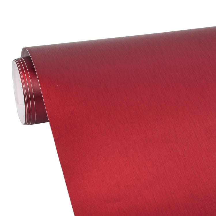 1.52 * 0.5m Waterproof PVC Wire Drawing Brushed Chrome Vinyl Wrap Car Sticker Automobile Ice Film...