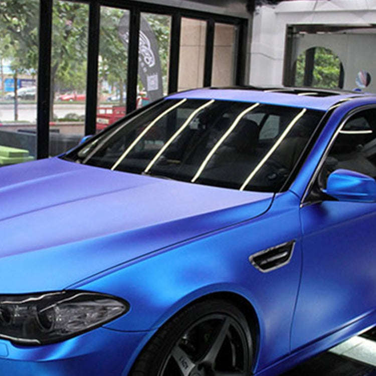 1.52 * 0.5m Waterproof PVC Wire Drawing Brushed Chrome Vinyl Wrap Car Sticker Automobile Ice Film...