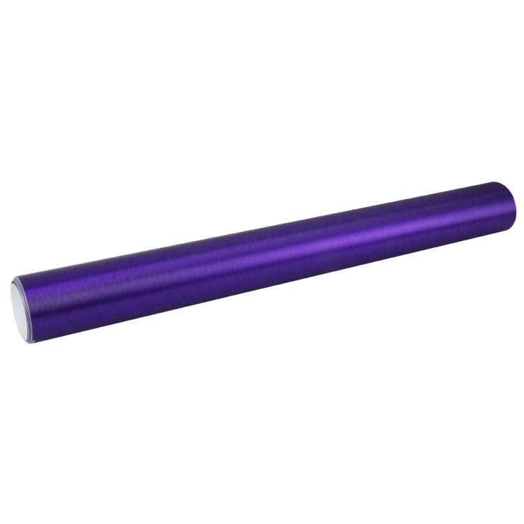 1.52 * 0.5m Waterproof PVC Wire Drawing Brushed Chrome Vinyl Wrap Car Sticker Automobile Ice Film...