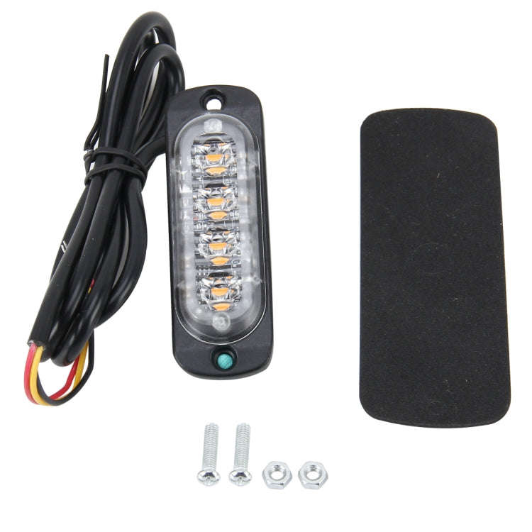 DC 12V-24V 2W 4LEDs SMD-2835 Lamps 17 Flash Patterns 3 Lines Car Flash Lamp Waterproof Car Truck ...