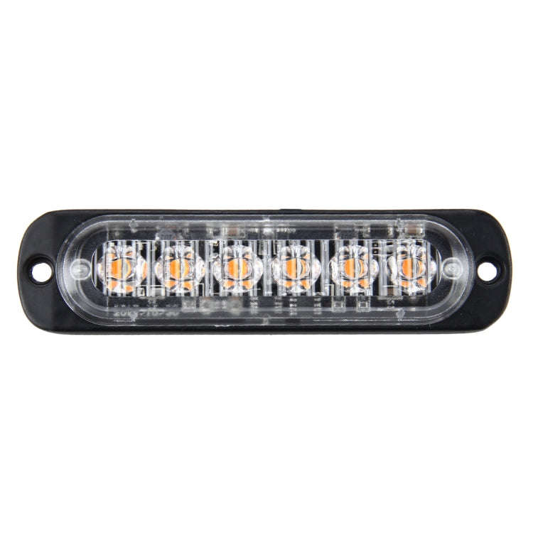 DC 12V-24V 2W 6LEDs SMD-2835 Lamps 17 Flash Patterns 3 Lines Car Flash Lamp Waterproof Car Truck ...