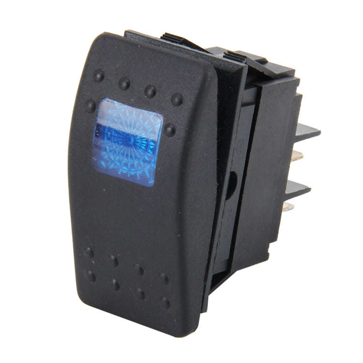 Car Truck Boat Switch Toggle Light Switch 4pin Waterproof 12/24V Bar Style Blue Toggle Reverse Ro...