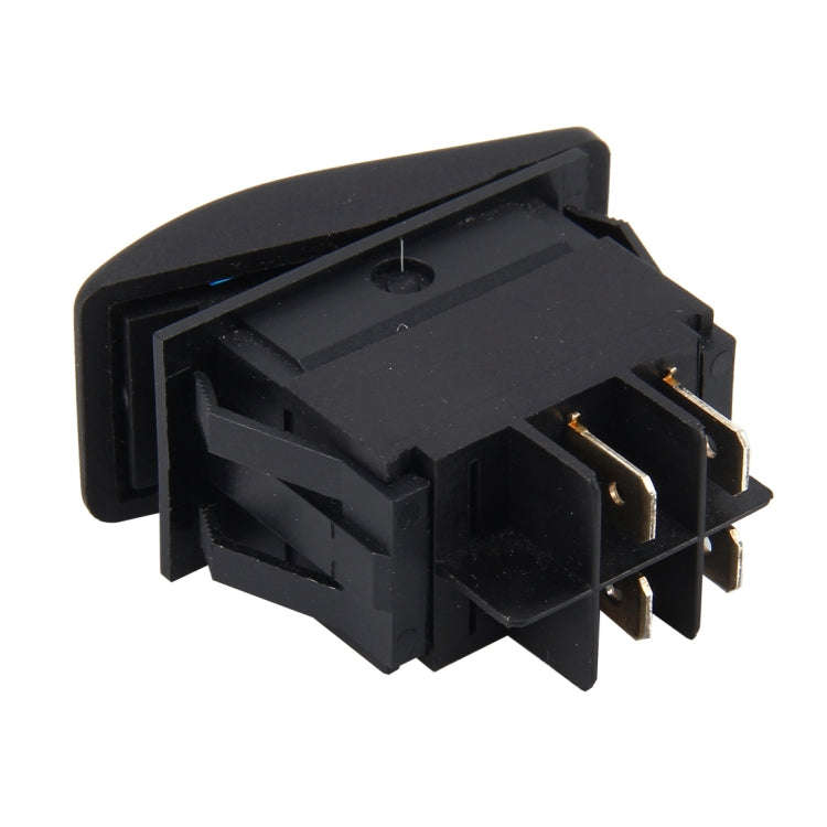 Car Truck Boat Switch Toggle Light Switch 4pin Waterproof 12/24V Bar Style Blue Toggle Reverse Ro...