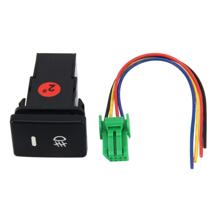 Car Fog Light Lamp Indicator 5 PIN On and Off Button Switch Control 4 Cable Auto Car Fog Light 5 ...