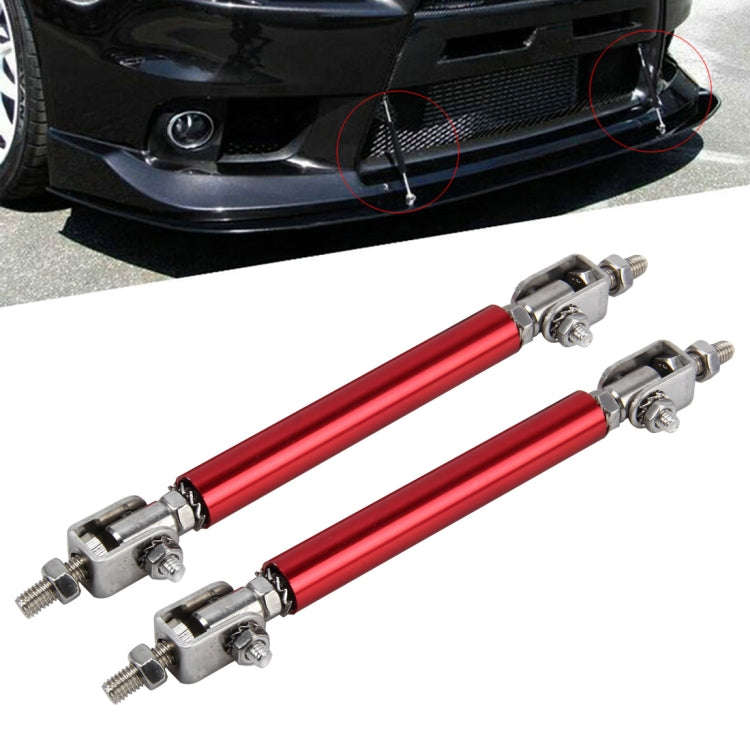 2 PCS Car Modification Large Surrounded By The Rod Telescopic Lever Front and Rear Bars Fixed Fro...