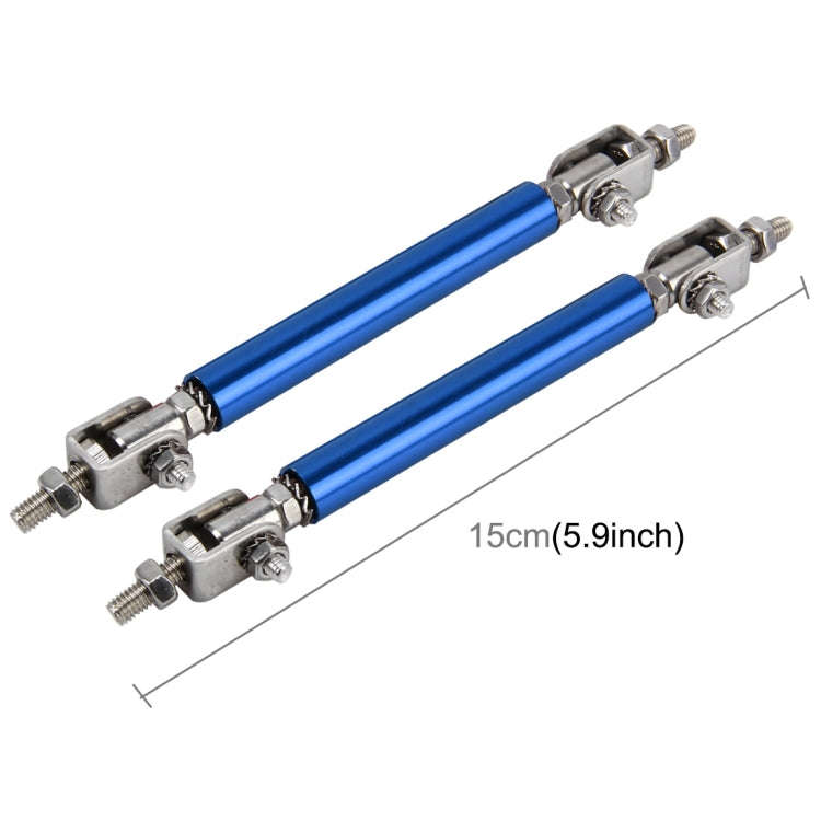 2 PCS Car Modification Large Surrounded By The Rod Telescopic Lever Front and Rear Bars Fixed Fro...