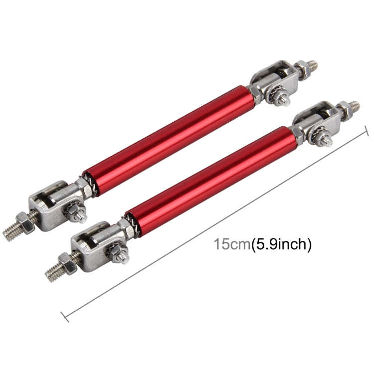 2 PCS Car Modification Large Surrounded By The Rod Telescopic Lever Front and Rear Bars Fixed Fro...