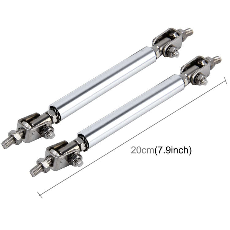 2 PCS Car Modification Large Surrounded By The Rod Telescopic Lever Front and Rear Bars Fixed Fro...