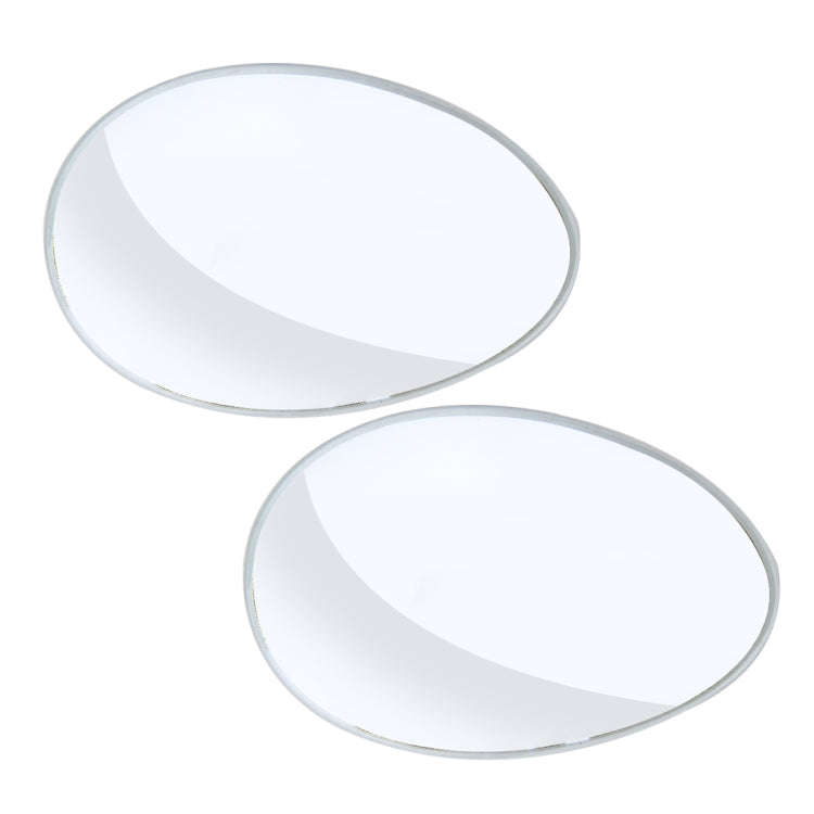 3R-055 2 PCS Car Truck Oval Blind Spot Rear View Wide Angle Mirror Blind Spot Mirror 360 Degree A...