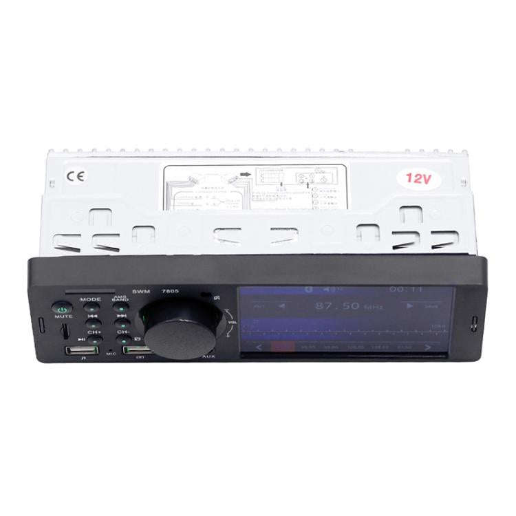7805 4.1 inch Universal Car Radio Receiver MP5 Player, Support FM & Bluetooth & TF Card with Remo...