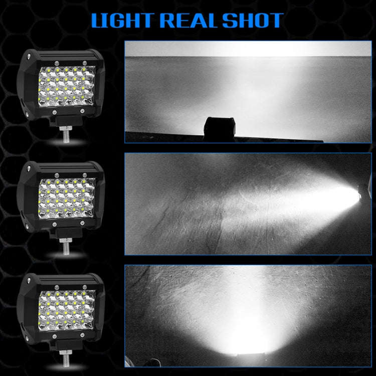 4 inch 18W 1800LM 4 Row LED Strip Light Working Refit Off-road Vehicle Lamp Roof Strip Light