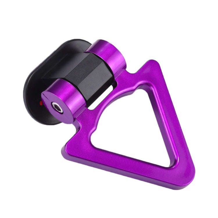 Car Truck Bumper Triangle Tow Hook Adhesive Decal Sticker Exterior Decoration (Purple)