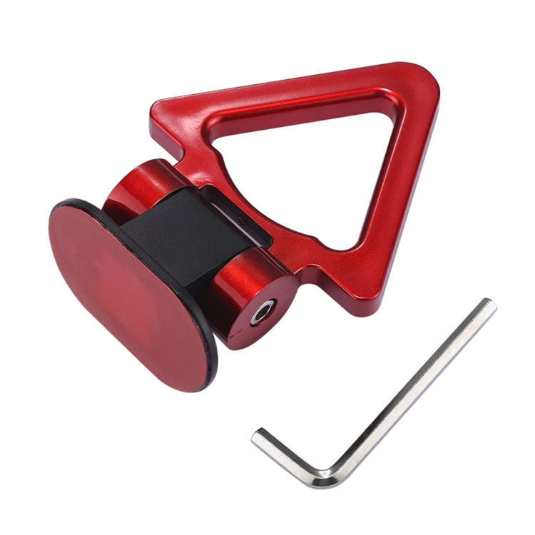 Car Truck Bumper Triangle Tow Hook Adhesive Decal Sticker Exterior Decoration (Red)