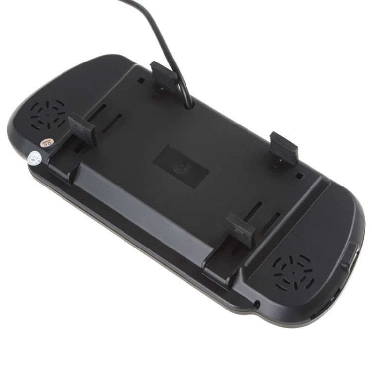 PZ-710 7.0 inch TFT LCD Car Rearview Mirror Monitor with Remote Control, Support Bluetooth / MP5 ...