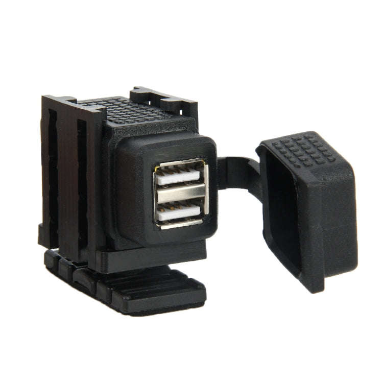 Waterproof Motorcycle SAE To USB Cable Adapter 3.1A Dual Port Power Socket Adapter, for Smart Pho...