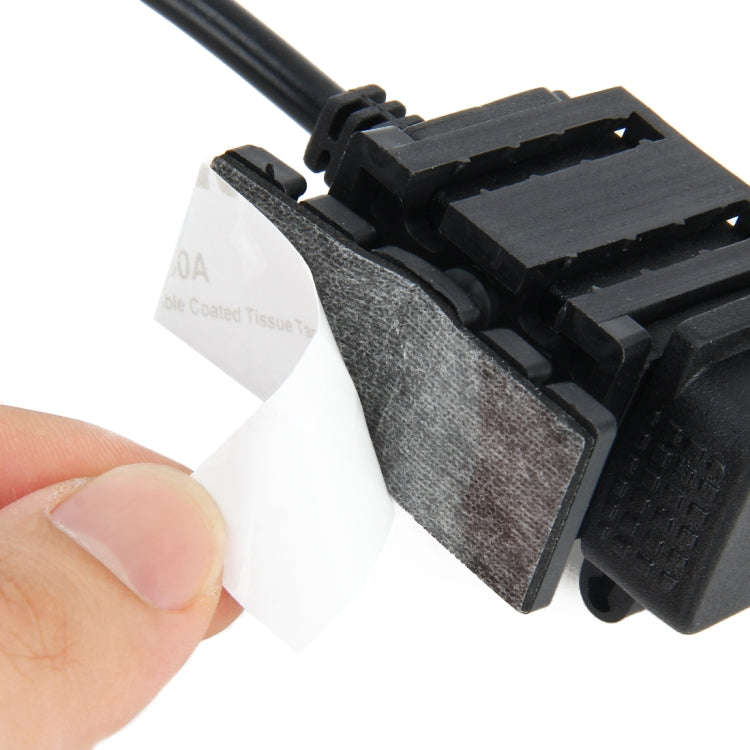 Waterproof Motorcycle SAE To USB Cable Adapter 3.1A Dual Port Power Socket Adapter, for Smart Pho...