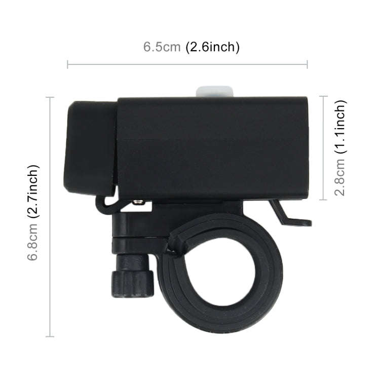 Waterproof Motorcycle USB Phone Charger Adapter with Power Switch 5V Dual Ports Smart Charging Po...