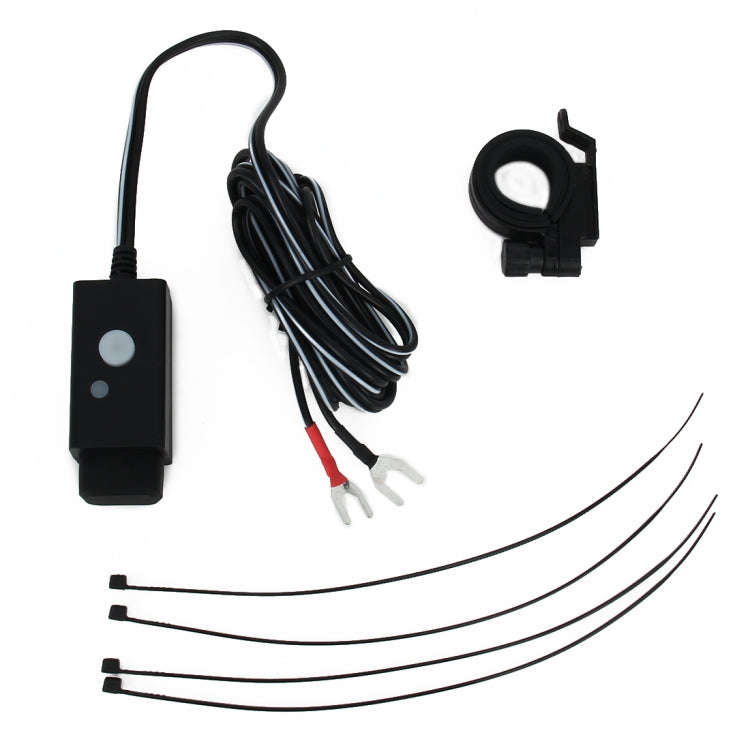 Waterproof Motorcycle USB Phone Charger Adapter with Power Switch 5V Dual Ports Smart Charging Po...