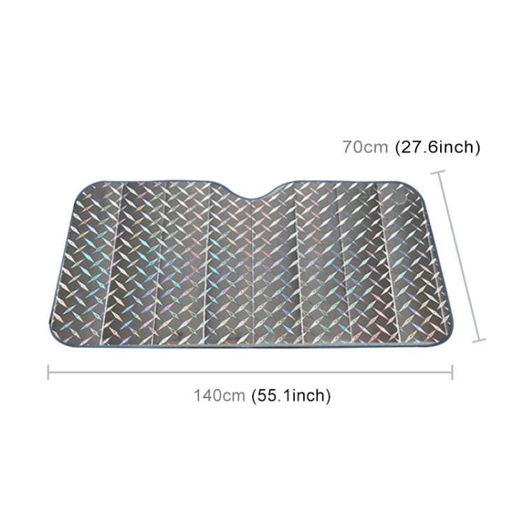 Sun Shade Three Compartments Car Windshield Visor Cover Block Front Window Sunshade UV Protect, S...