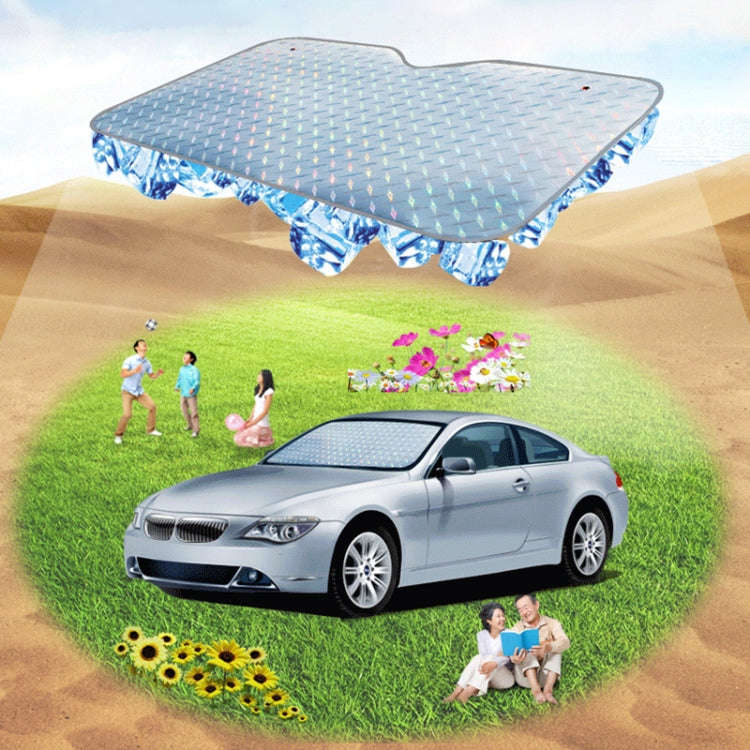 Sun Shade Three Compartments Car Windshield Visor Cover Block Front Window Sunshade UV Protect, S...