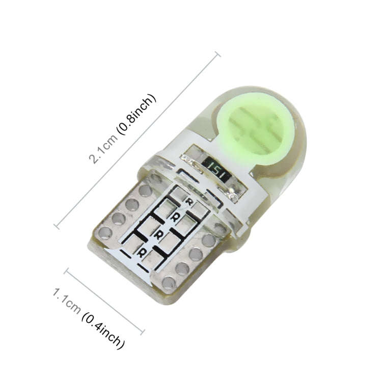 10 PCS T10 W5W DC 12V 1W 60LM Car Clearance Lights LED Marker Lamps with Decoder
