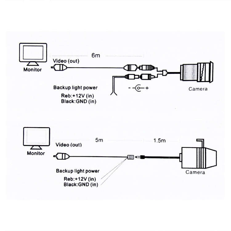 656×492 Effective Pixel  NTSC 60HZ CMOS II Waterproof Car Rear View Backup Camera With 4 LED Lam...