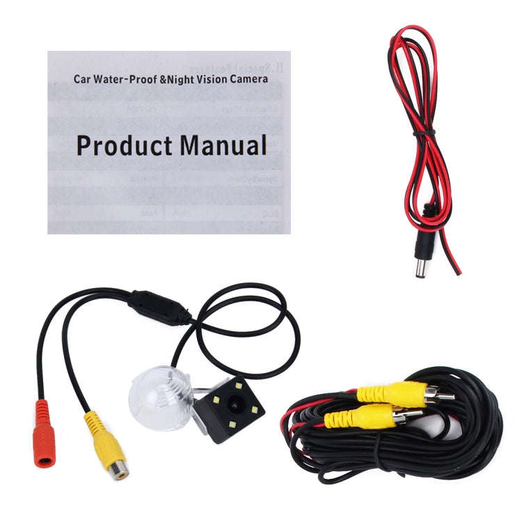 656×492 Effective Pixel  NTSC 60HZ CMOS II Waterproof Car Rear View Backup Camera With 4 LED Lam...