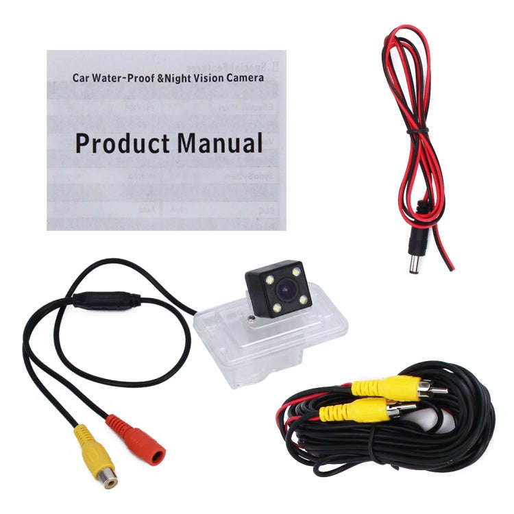 656×492 Effective Pixel  NTSC 60HZ CMOS II Waterproof Car Rear View Backup Camera With 4 LED Lam...