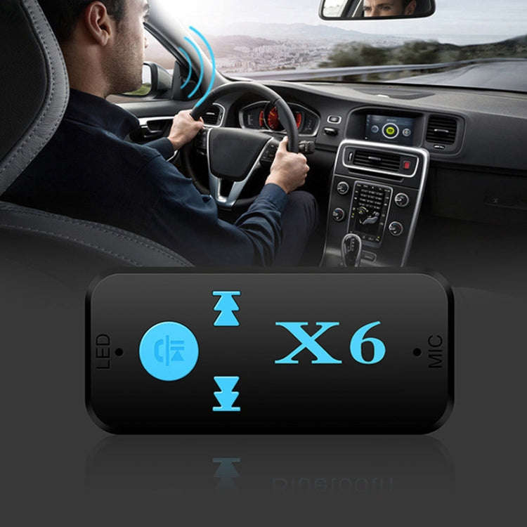 HQX6 Car Bluetooth V4.1 Audio Music Player Receiver Adapter, Support Wireless Hands-free & TF Car...