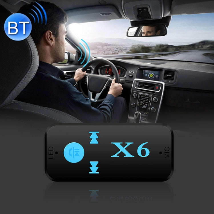 HQX6 Car Bluetooth V4.1 Audio Music Player Receiver Adapter, Support Wireless Hands-free & TF Car...