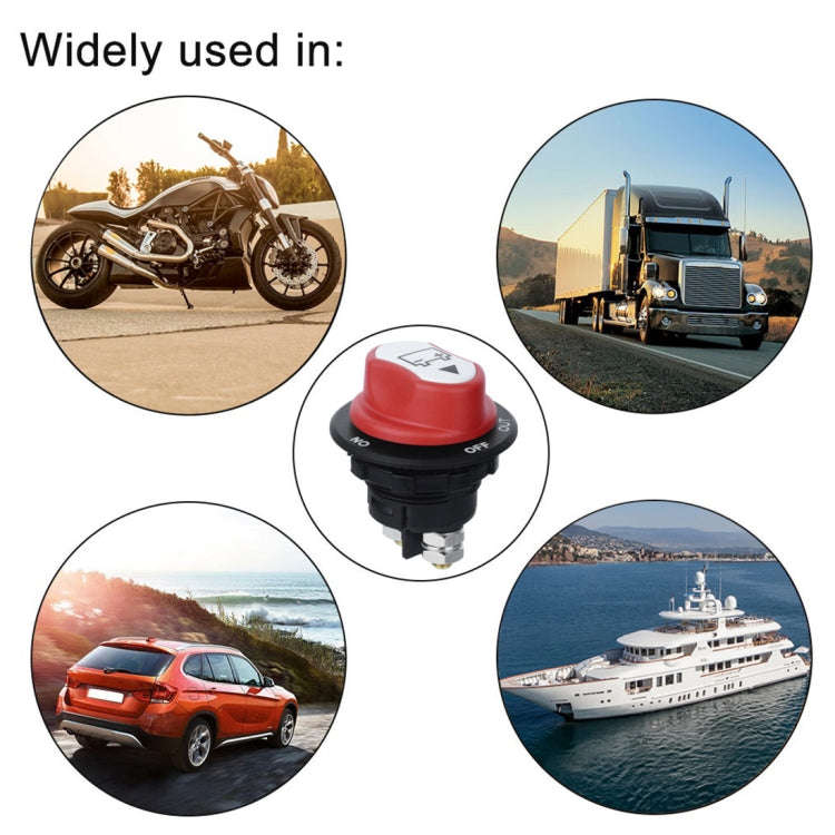 Jtron On/Off Car Battery Switch Car Battery Master Switch MAX DC 32V 200A CONT 300A INT Use for C...