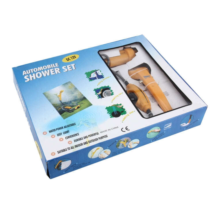 DC 12V Taking Shower Washing Car Washing Dish Water Power Adjustable Automobile Shower Set with 2...