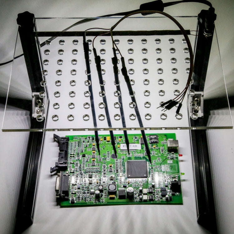 LED BDM Frame LED License Plate Holder Frame BDM ECU with 4 Probe Pens ECU Modified for KESS, KTA...