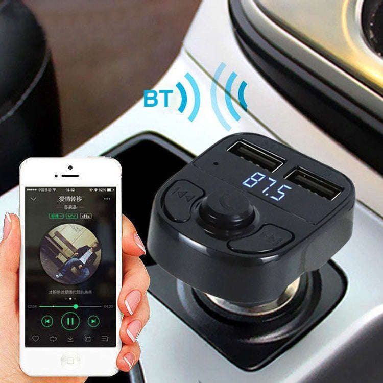 X8 Car MP3 Wireless Stereo Music Player Full Frequent FM Transmitter Wireless Car Charger Adapter...