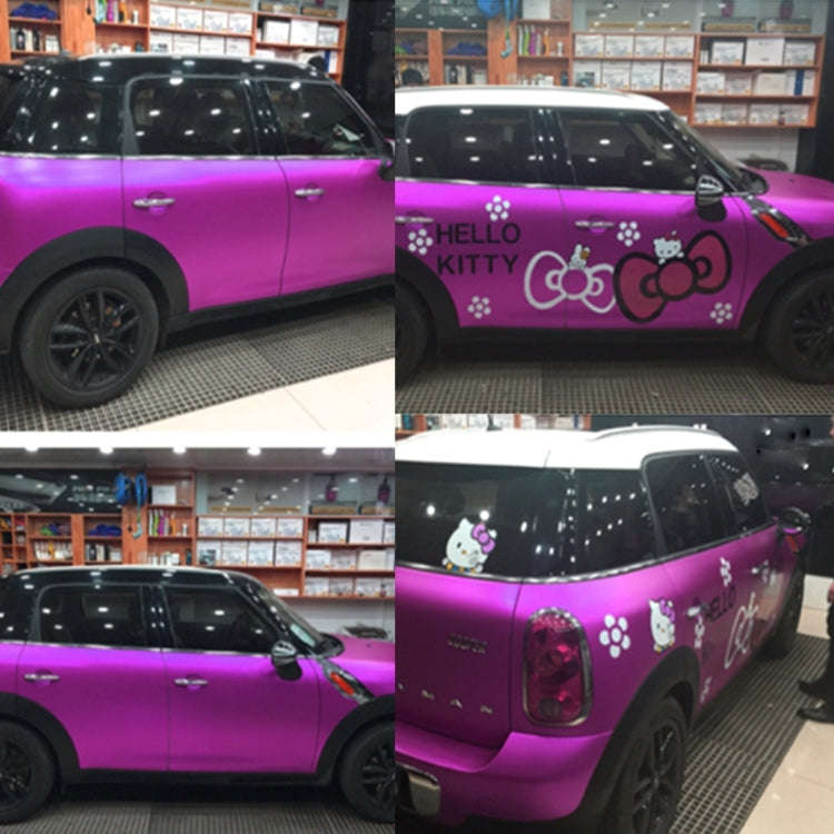 1.52m × 0.5m Electroplating Car Auto Body Decals Sticker Self-Adhesive Side Truck Vinyl Graphics...