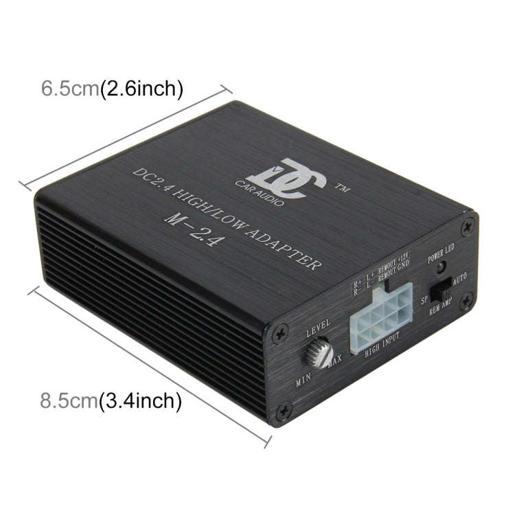 Car Audio Speaker Level Converter High VF Rotates Low VF 2 Ways Auto Car High to Low Impedance Co...