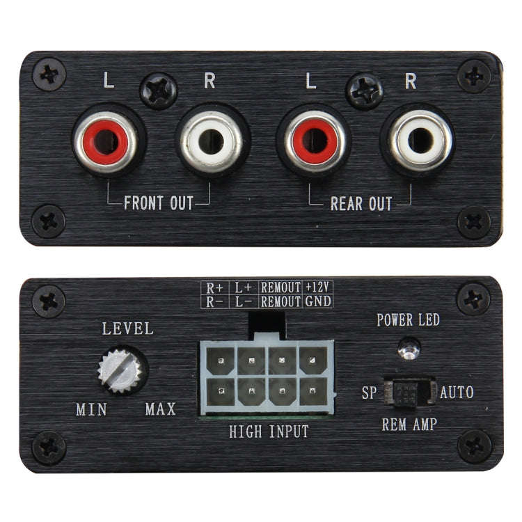 Car Audio Speaker Level Converter High VF Rotates Low VF 2 Ways Auto Car High to Low Impedance Co...