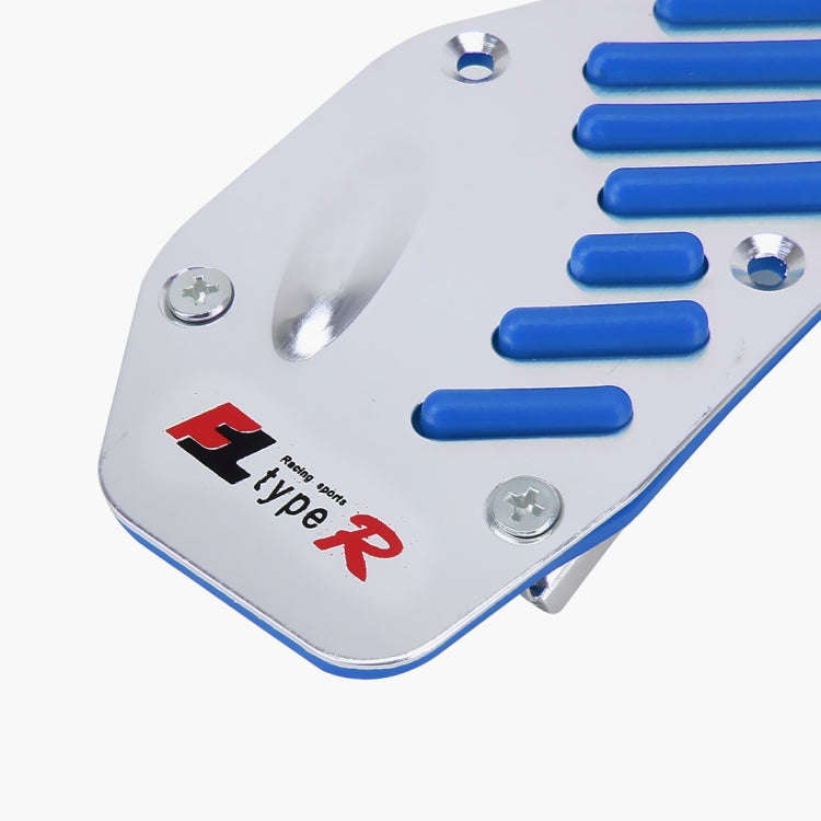CS-321 3 in 1 Non-Slip Manual Car Truck Pedals Foot Brake Pad Cover Set (Blue)