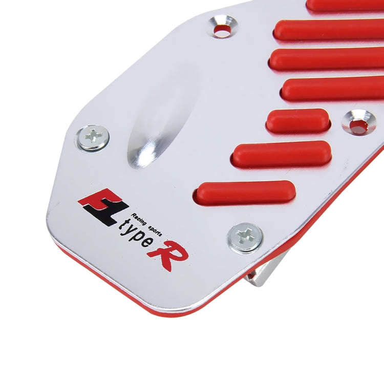 CS-321 3 in 1 Non-Slip Manual Car Truck Pedals Foot Brake Pad Cover Set (Red)