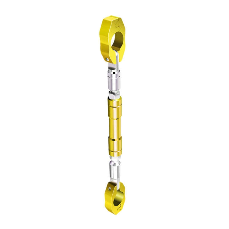 Motorcycle Aluminium Alloy Adjustable Reinforce Bar Balance Bar Motorbike Parts(Gold)