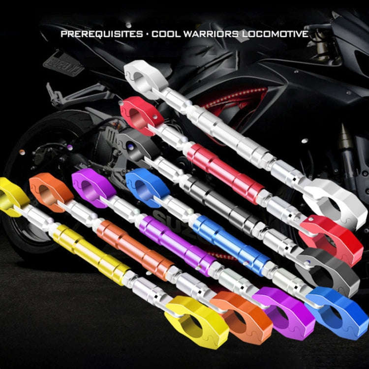 Motorcycle Aluminium Alloy Adjustable Reinforce Bar Balance Bar Motorbike Parts (Blue)