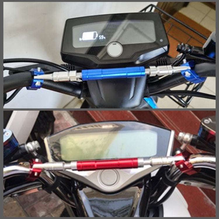 Motorcycle Aluminium Alloy Adjustable Reinforce Bar Balance Bar Motorbike Parts (Blue)