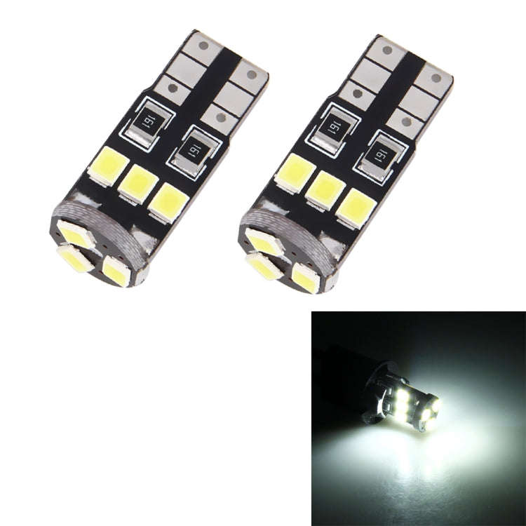 2 PCS T10/W5W/194/501 1.5W 90LM 6000K 9 SMD-3528 LED Bulbs Car Reading Lamp Clearance Light with ...
