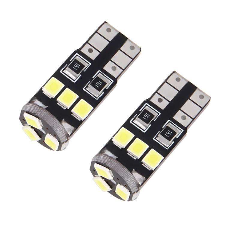 2 PCS T10/W5W/194/501 1.5W 90LM 6000K 9 SMD-3528 LED Bulbs Car Reading Lamp Clearance Light with ...