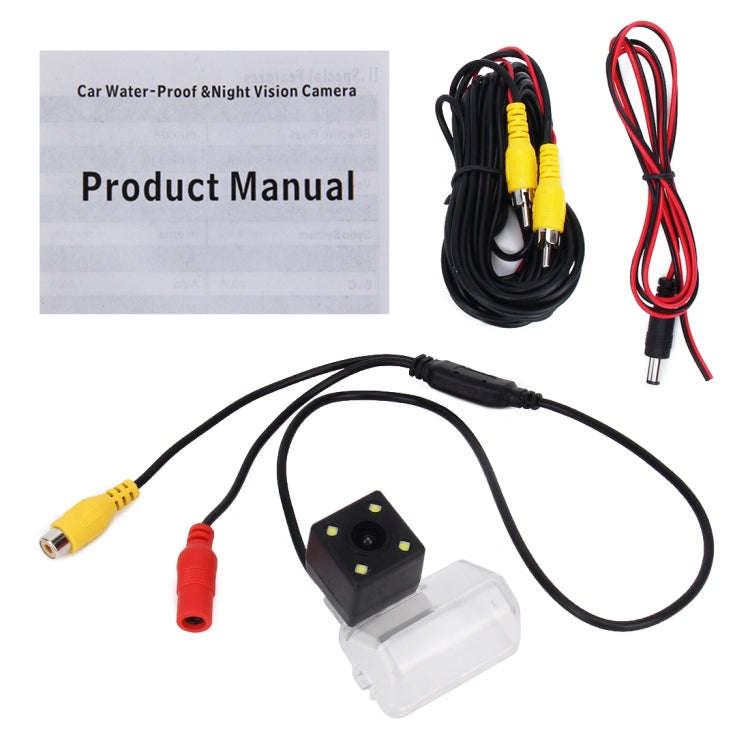656×492 Effective Pixel  NTSC 60HZ CMOS II Waterproof Car Rear View Backup Camera With 4 LED Lam...