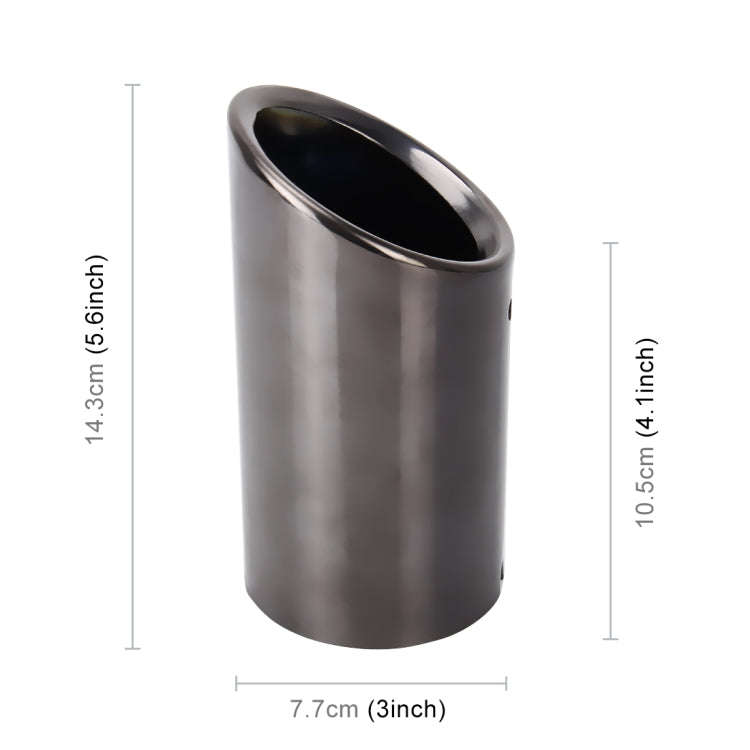 2 PCS Car Styling Stainless Steel Exhaust Tail Muffler Tip Pipe for VW Volkswagen 1.8T/2T Swept V...